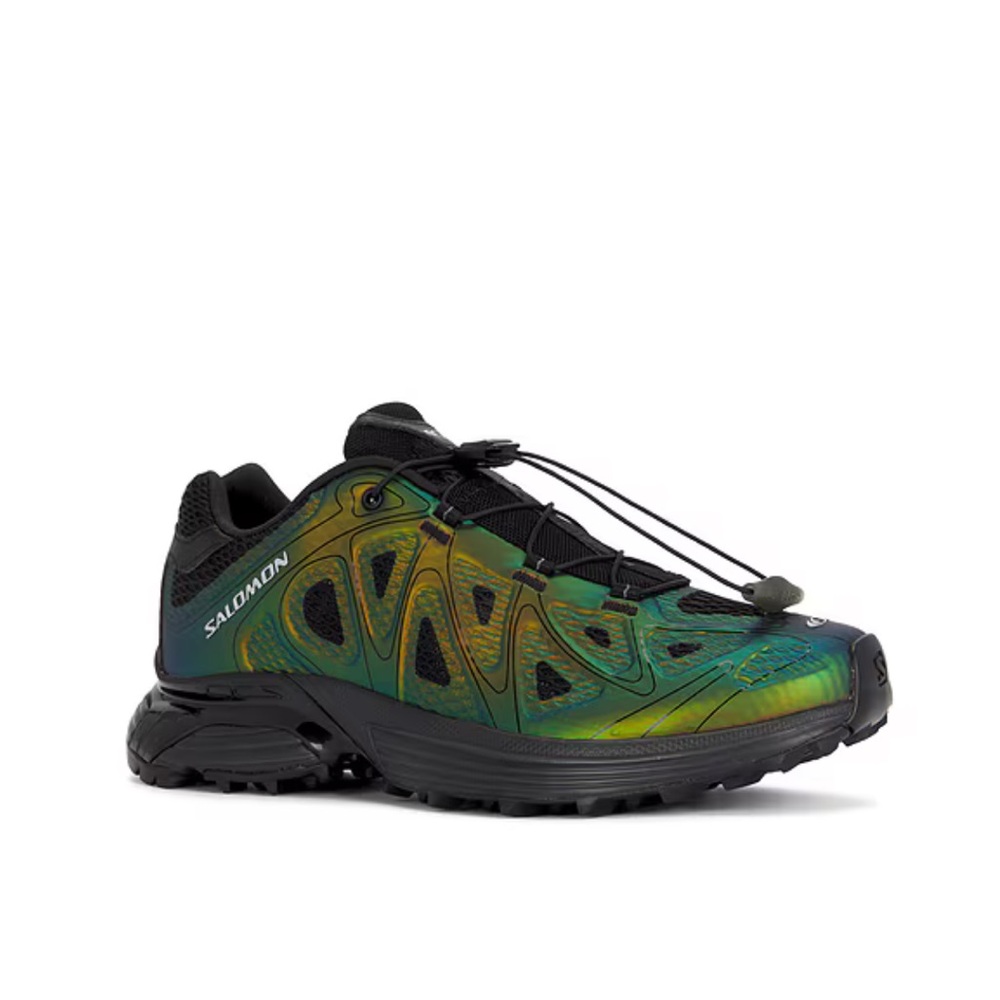 Salomon XT-Whisper Void Sneaker in Black, Black & Silver Metallic X